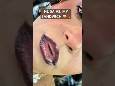 HUDA Beauty Lip Contour Stain put to the REAL wear test 💄🥪
I used Rich Brown + Warm Brown with gloss, ate a whole jui