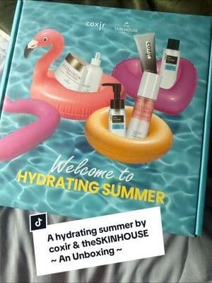 the SUMMER BOX BY @coxir & @theskinhouse #creativesearchinsights #ugc #ugccreator #unboxing #unboxingvideo #coxir #prbox #prboxunboxing #skin #skincare #koreanskincare #korea #seoul #seoulglow #theskinhouse #skincareseoul #amazonfinds #koreaskincareproducts #TA #kbeauty #skinbarrier #skincarereviews #skincarejourney #skincaretiktok #kbeautyproducts ☀️👙🌻☀️👙👗👗☀️👙🌻☀️ Ultra collagen Dewy & Glow Mist ~ theSKINHOUSE Ultra collagen Steam Cream ~ theSKINHOUSE Dr Clear Magic Serum ~ theSKINHOUSE coxir ~ Ultra Hyaluronic Cleansing Oil coxir ~ AHA + BHA Pore Clearing Toner coxir ~ Ultra Hyaluronic Toner coxir ~ Ultra Hyaluronic Ampoule coxir ~ TXA Mucin Pore Mask Cleanser #korea #seoul #seoulglow #coxir #theskinhouse #amazonfinds #kbeauty #koreanskincare #skincare #CXAMB #TSHAMB #skinbarrier #skincarereview #poreminimizer #blackrice @Amazon