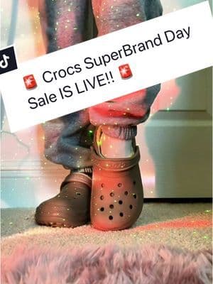 Croctober Super brand day sale is here!! The weather is cooling and its time to grab some cool weather cozy crocs! #creatorsearchinsights #superbrandday #crocswithnosocs #crocs #crocs4life #tiktokshop