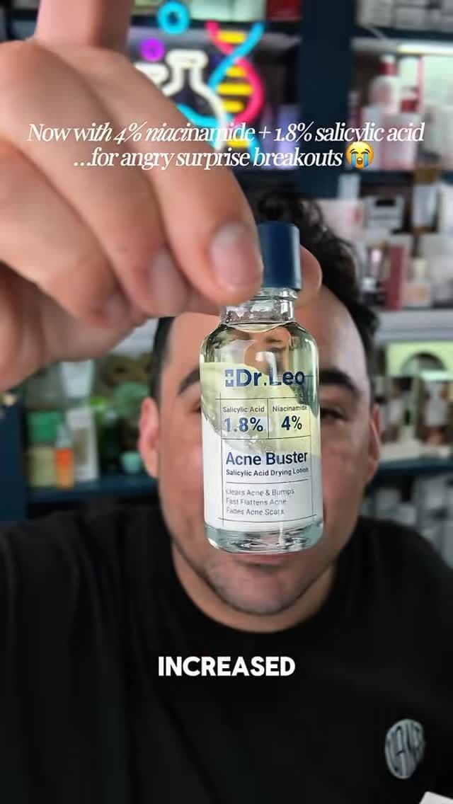 I genuinely think most people have been using drying lotions wrong this whole time. 😭
The reformulated Dr. Leo Acne B