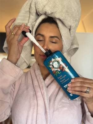 A little self-care moment for my hair 🤍✨ Loving the way Herbal Essences Argan Oil Repair leaves my hair feeling soft, f