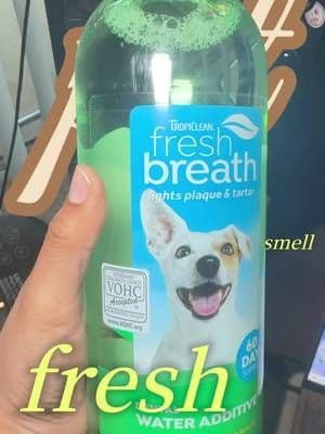 TropiClean Fresh Breath got my pet’s breath ALL the way together 😂🐾 #tiktokshop #petsoftiktok #dogmomlife #petcarehacks #furbabylife