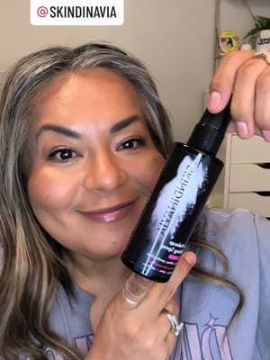 My makeup stays on all day with @SKINDINAVIA setting spray #tiktokshopmothersday #TTS #matureskin #beautytok #makeupover50 #maturemakeupover50 #ttshop