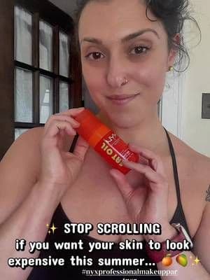 This is your sign to add some FAT glow to your routine! 😍 The NYX Fat Oil Body Oil in Juicy Boo leaves my skin looking glossy, hydrated, and sun-kissed without feeling greasy. Plus, the clementine + mango scent is absolutely addictive. 🍊🥭✨ If glowing, hydrated skin and main-character energy had a body oil, this would be it. Perfect for beach days, vacations, date nights, or anytime you want that “I drink water and mind my business” glow. ✨💛 🛍️ Available on TikTok Shop! 💬 Would you try Juicy Boo? Let me know below! NYX describes Juicy Boo as a lightweight, fast-absorbing body oil with a brightening glossy finish, up to 24-hour hydration, and a clementine-and-mango scent. #TikTokShopFinds #TikTokMadeMeBuyIt #nyxprofessionalmakeup #lorealistar #fatoilglow