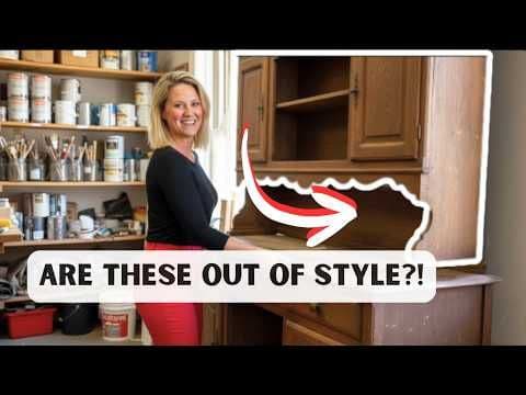 THEY SAID It Was TRASH: 🗑️ Watch Me Turn This Old Hutch Top Into a $500 Masterpiece!