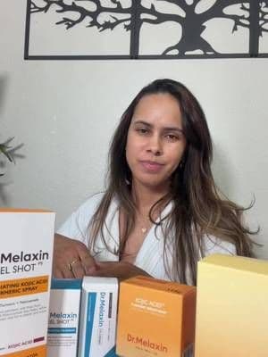 Dark spots have been one of my biggest skin struggles, so I wanted a routine instead of buying random products. ✨ This Dr. Melaxin kit has everything I need in one box for my face and body. If you’re looking for a simple routine, this one is worth checking out! 🤍 #TikTokShop #DrMelaxin #DarkSpots #SkincareRoutine #Hyperpigmentation