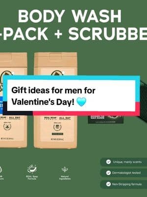 I don't think I'll be able to keep my hands off of him! 🤤😍 #mensbodywash #drsquatchbodywash #bodywashandscrubber #flashsale #tiktokshop #tiktokshopaffilaite #valentinesday #mensgiftideasforvalentinesday #mensgiftideas #spoilyourman