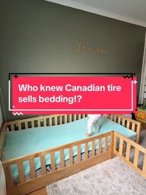 I had no idea Canadian Tire carried bedding!? This weekend I finally decided it was time to upgrade my toddler’s mattress. It was SO uncomfortable, but I didn’t want to spend the money to replace it entirely. When I realized Canadian Tire carries bedding I just knew this was the solution we needed! Available both in stores and online! 😍 #CanadianTire #Therapedic #MattressTopper #ToddlerRoom #ad
