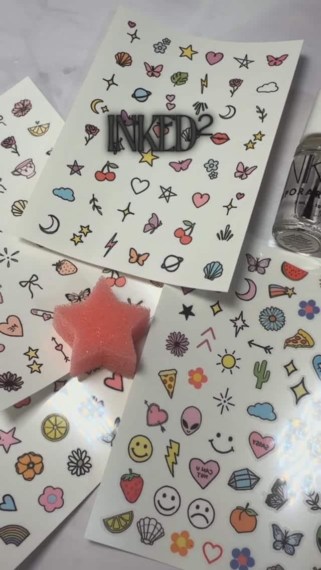Okay but why is peeling these off the backing so satisfying 😮💨✨
INKED² is basically commitment-free cool — hand-draw