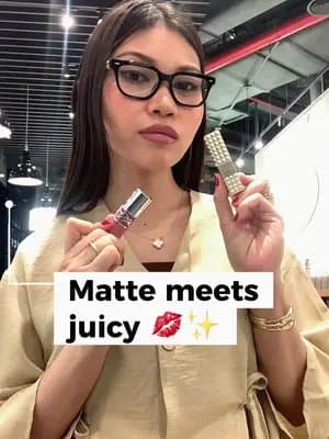 Can’t choose between matte and glossy… so I did both 💋✨ @BeautyCreatorClub @Valentino.Beauty @YSL Beauty #BEAUTYCREATORCLUB #VALENTINOBEAUTY #YSLBEAUTY #MAKEUP #AD