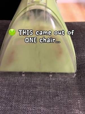 I bought the little green mini to test it out, safe to say @BISSELL Clean I’m never looking back #cleantok #cleaninghac