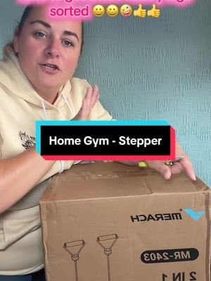 @Merach Sports absolutely loving my stepper, so far so good! π I like the fact it takes my weight & I donβt need to worry π #tiktokmademebuyit #whatsforyou #foryoudays #homegym #excercise