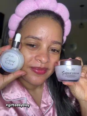 My Olay skincare routine! ✨🤍 Two steps in my morning skincare routine: Olay Super Serum and Olay Super Cream SPF 30. I love exploring skincare products with ingredients designed to hydrate, smooth, and brighten the appearance of my skin, while adding sun protection to my morning routine. ☀️ Thank you, @Olay Skin Care , for gifting me these products! 💕 #giftedbyolay #olay #olaysuperserum #olaysupercream #skincareroutine