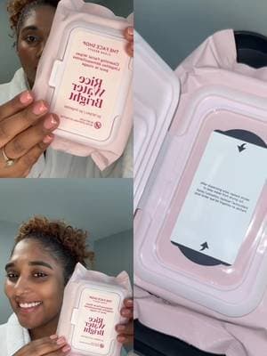 One wipe, one swipe! ✨💗 Removing my makeup and showing you the results with The Face Shop Rice Water Bright Cleansing Facial Wipes! Find them at ULTA, Walmart, or Amazon. Gifted by @The Face Shop US #thefaceshop #koreanskincare #ULTAfinds #gifted