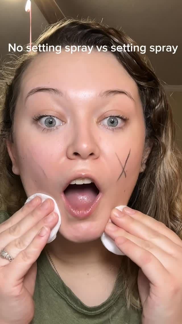I did the wipe test so you don’t have to 👀
The side with the L’Oréal Paris Infallible Setting Spray XL… the X didn’t mo