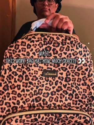 🐆🥤 Okayyyy LOVEVOOK… I see you! I was NOT expecting this 18-inch leopard print work bag to have this much space. 👀 And the most important test? My 40 OZ tumbler. 😂 She fits in the cup pocket AND I haven’t even loaded the bag up yet! For my healthcare workers, 3rd-shift girls, students, commuters, and anybody who carries their whole life to work… what is the ONE thing your work bag absolutely HAS to hold? 👇🏽 #LOVEVOOK #WorkBag #WorkBagEssentials #ThirdShift #TikTokShop