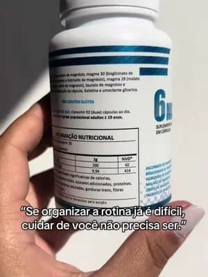 Mais praticidade para incluir vitaminas na sua rotina. #Suplemento #B12 #Magnesio #TikTokShop #Rotina