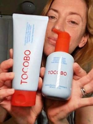 Think double cleansing is unnecessary? Try this combo from Tocobo 😮💨 Calms, clears + gives skin that ✨glows✨ #tocobo #doublecleanse #kbeauty #oilcleanser #blackhead #skincareroutine #skincaretips #skincareproducts #skincareviral #skintok #cleanskin#makeupremover #glowingskin #healthyskin #sebumcontrol #dealsforyoudays #TTSLevelUp #ttsdelightnow #tiktokshopcreatorpicks @tocobo_latam @tocobo_official