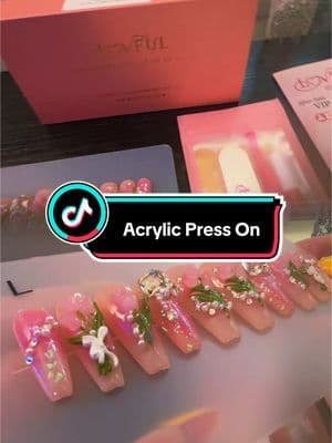 LOVFUL Press on Acrylic Set #lovful #presson #pressons #pinknails #tulips #acrylicnails #acrylicpressons #TikTokShopMothersDay #TikTokShopRestock #spotlightfinds #tiktokshop #Dealsforyoudays #TikTokShopSummerTurnUp