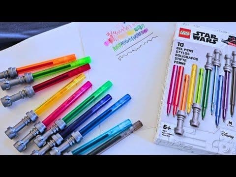 LEGO Star Wars Light saber Gel Pen Set Review: A Must-Have for Fans