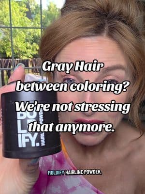 No more stressing over gray hair between colorings, with @Boldify! #TikTokCreatorSearchInsightsIncentive #tiktokshopbacktoschool #grayhair #hairjourney #hairlinepowder