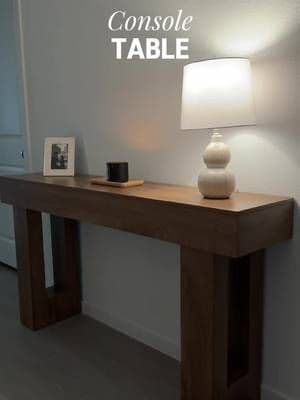 So obsessed with my new console table 🤎 she is giving luxe without the price tag!! 😍 #tiktokmademebuyit #furniture #tribesigns #homedecor #TikTokCreatorSearchInsightsIncentive