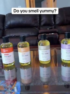 This body oil set?? BABY… glowing, soft skin all day and I smell edible 😭✨ 4 oils in one set is actually crazyyy. @Her Fantasy Box #bodyoil #softskinvibes #glowtok #tiktokmademebuyit #selfcareessentials