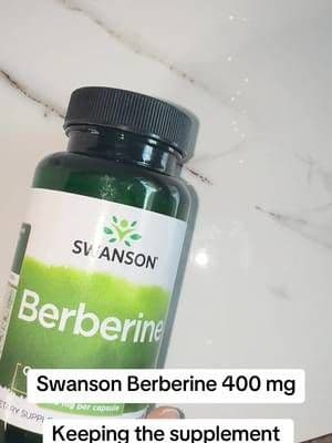 Swanson Berberine comes in 400 mg vegan capsules for an easy, straightforward addition to an established wellness routine. πΏπ #Swanson #Berberine #WellnessSupplement #SupplementRoutine #TikTokShop