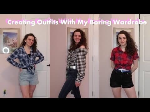 Creating Outfits With My Boring Wardrobe