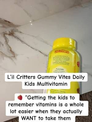 L’il Critters Gummy Vites are daily multivitamin gummies in assorted fruit flavors with essential vitamins and minerals. And this bottle comes with 190 gummies, so we’re not running out next Tuesday. #LilCritters #KidsVitamins #Multivitamin #MomFinds #TikTokShop