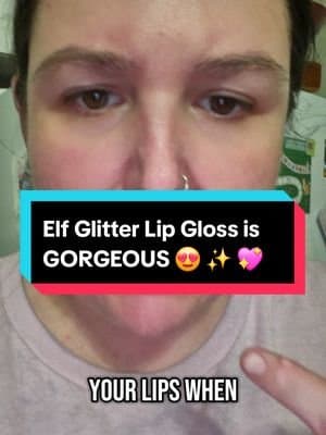 I love #elfcosmetics They're affordable yet great quality #honestreview #tiktokshopmemorialday #tiktokshopmothersday #tiktokshoprestock #tiktokshopcreatorpicks #tiktokshopfinds #tiktokshopbeauty #beautyfinds #beautyreview #beautyhacks #lipgloss #glittergloss #glitterlipgloss #lippy #lipcolor #elflipoil #elfmakeup #makeup