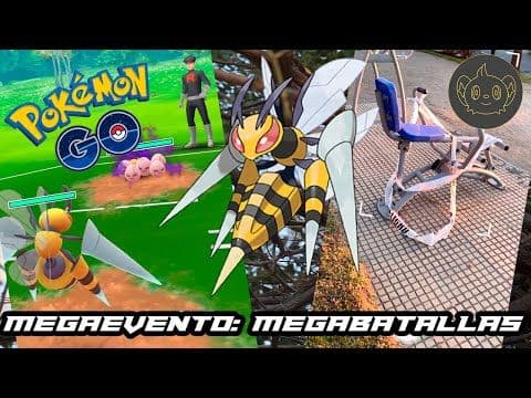 PROBANDO A MEGA-BEEDRILL ADEMÁS DE ESCANEAR UNA POKEPARADA EN POKÉMON GO