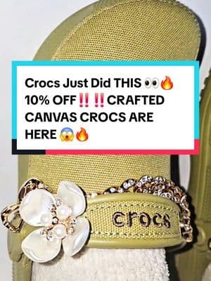 I didnโt think Crocs could top themselvesโฆ but these canvas clogs are EVERYTHING ๐โจ Soft canvas upper, comfy padded inside, 4 colors to match every fit. 10% OFF + free shipping right now ๐๐๐พ Whether itโs back-to-school or running errands โ these are the pair youโll reach for daily. Donโt sleep on this drop ๐๐ฅ ... \#fyp #foryou #viral #trending #musthave #shoppingfinds #viralproducts #backtoschool #fallfashion #styleinspo #abbydames #FunInTheSun #TikTokShopSummerTurnUp #Dealsforyoudays #superbrandday #tiktokshoplaborday #tiktokshoplabordaysale #tiktokshopblackfriday #tiktokshopbacktoschool #TikTokShopRestock #tiktokshopcreatorpicks #BahamianCreator #BahamianInfluencer #CaribbeanCreator #CaribbeanInfluencer #Austininfluencer #Austincreator #Texasinfluencer #Texascreator #UGC #TikTokpartner #blacktiktok