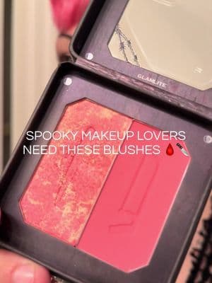 Trying the @Glamlite Horror-Themed Blush Duos and I’m obsessed. If you love spooky makeup, horror movie inspired beauty, or unique blush palettes, this one is so fun. The shades are pigmented, blend easily, and give the perfect soft flush for everyday makeup or spooky glam looks! 🩸 #tiktokshopsparkcreator #tiktokshopcreatorpicks #glamlite #spookymakeup #horrormakeup