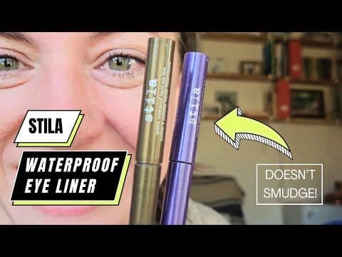 Stila Stay All Day Waterproof Eyeliner | Smudge-Proof Water Test!