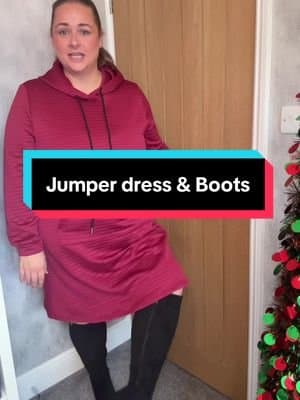 Finally a plus-size jumper dress & boots that actually fit plus-size girlies x #tiktokmademebuyit #blackfriday #fashion #boots #plussizefashion