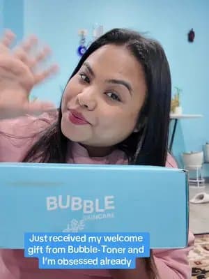 Just received my welcome gift from @Bubble Skincare and I’m obsessed already the packaging, the vibes, everything! @Bubb