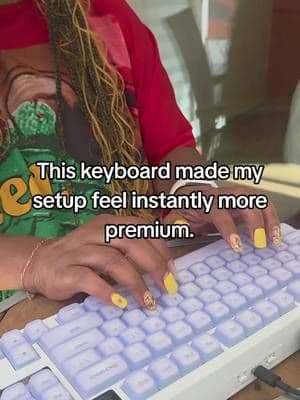 The EPOMAKER G84 Pro gives premium desk setup energy with soft keys, RGB, a compact layout, and a customizable screen. #EPOMAKER #KeyboardTok #MechanicalKeyboard #DeskSetup #TikTokShop