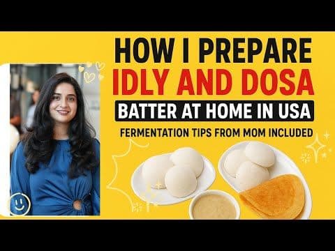 How to Make Idli & Dosa Batter at Home in USA using Ninja | Fermentation Tips from Mom #teluguvlogs