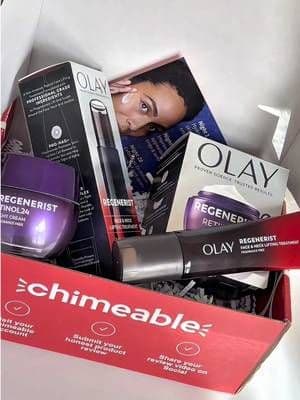 Olay Regenerist Retinol 24 Night Cream💜 Olay Regenerist Face & Neck Lifting Treatment❤️ Can't wait to start using them and share my results soon💜❤️ @Olay Skin Care @chimeable #gifted #onlyolay #OlayUGC #olay #ugc