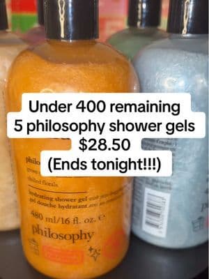 Philosophy shower gels Limited stock use Coupon QVCIGIFT to save $10 ##tiktokshopblackfriday #tiktokshopcybermonday #hol