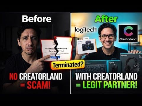 A new camera upgrade and a fresh partnership with Logitech. In this video, I share the story behind the Creatorland conn