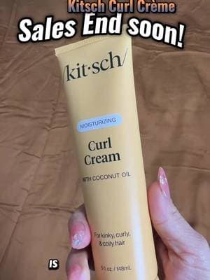 Don’t neglect your curly hair help it come back to life with this curl cream from @Kitsch #tiktokcreatorsearchinsights #tiktokshopnewyearnewme #tiktokcreatorpick