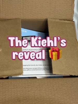 The Kiehl’s reveal 🎁 #ad #KiehlsMysteryDrop #kiehls #skincare #lorealistaruk @Kiehlsuki