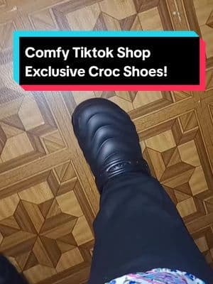 These crocs are so comfy! These are Tiktok Shop exclusives so check them out below! I have worn them fir 3 days now and I have zero complaints #crocs #crocsshoes #croc #shoes #tiktokshopfinds #tiktokmademebuyit #tiktokshopexclusive #exclusive #comfyshoes #comfortableshoes #sliponshoes #womensshoes #mensshoes #unisexshoe #falldealsforyou