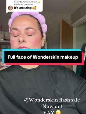 Replying to @Katie: All Stars βοΈ Affiliate I just love their makeup. That foundation is chefs kiss! @Wonderskin π #tiktokmademebuyit #blackfriday #makeup #beauty #wonderskin