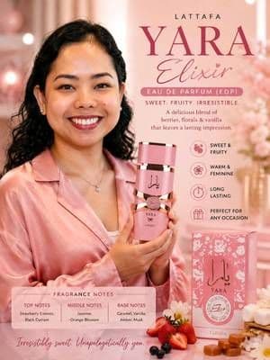 Okayyyy… strawberry s’mores in a perfume?! 🍓🍫✨ Say less. Lattafa Yara Elixir is giving sweet, creamy, fruity and delicious with strawberry s’mores + black currant, a soft floral heart of jasmine + orange blossom, and that cozy caramel, vanilla, amber + musk dry down. 🤤💗 It’s the kind of scent that makes you smell sweet, feminine, warm and a little addictive—like a pretty pink dessert in perfume form. 🎀 If you’re a gourmand girlie who loves smelling edible… this one definitely belongs on your radar. 👀🍓 #LattafaYaraElixir #GourmandPerfume #StrawberryPerfume #PerfumeTok #tiktokshopfinds @Lattafa Perfumes @LATTAFA USA