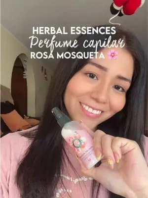 Si amas oler rico, tienes que probar este perfume capilar de la nueva línea Rosa Mosqueta de @Herbal Essences LA 🌸💕 Yo nunca había probado y este me encantó 🫶🏻 #Rosamosqueta #herbalrosamosquetaPEFM #Publicidad