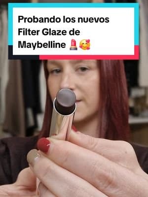 Probando los nuevos Filter Glaze de Maybelline en el tono Açai 🍇💄 brillo efecto gloss, labio jugoso y ese acabado glow que queda bonito sin esfuerzo. Textura cómoda, no pegajosa y perfecta para llevar a diario si te gustan los labios naturales pero con rollazo. Te lo dejo anclado para que veas tonos, precio y detalles 👀✨ #tuprobadoradeconfianza #tiktokshop #maybelline #labiosglossy