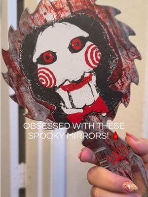 Obsessed with these @Glamlite Spooky mirrors! #glamlite #mirror #beautytok #grwm #tiktokshopsparkcreator